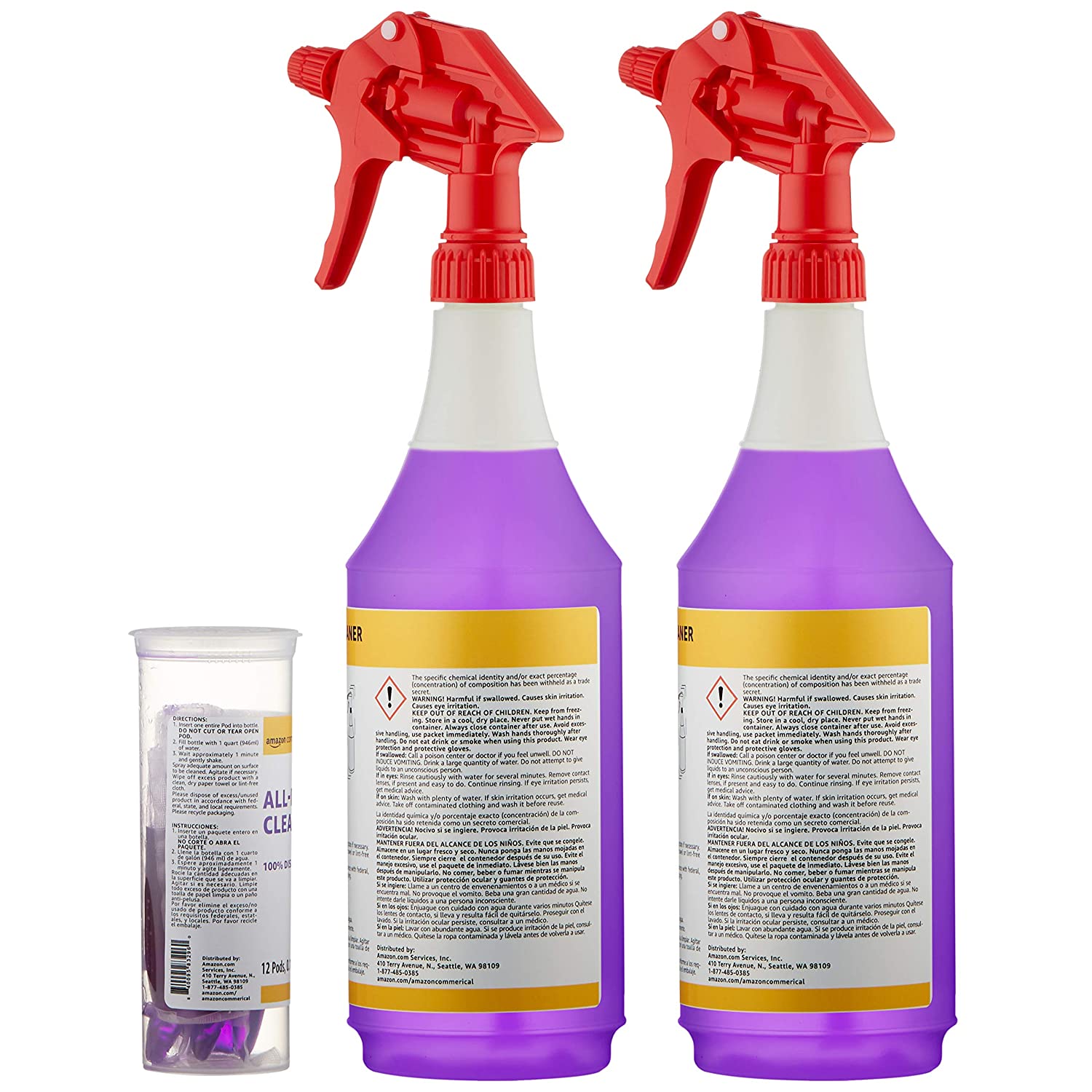 Commercial Dissolvable All-Purpose Cleaner Kit with 2